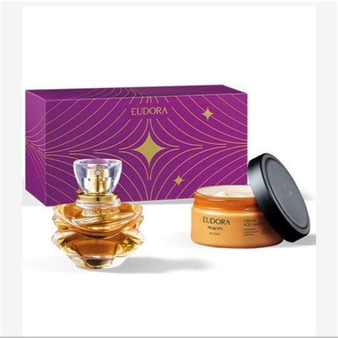 Kit Magn Fic Eudora Audaz Eau De Parfum Ml Creme Acetinado G