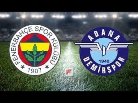 FENERBAHÇE ADANA DEMİRSPOR Süper Lig 3 Hafta PES 2022 YouTube