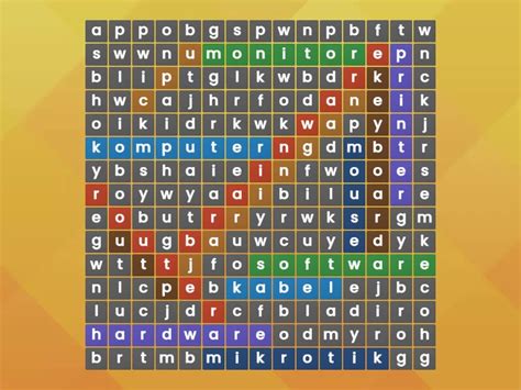 Teka Teki Silang Wordsearch