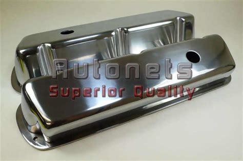 Buy Polished Aluminum Ford 289 302 351w And 50l Valve Cover Smooth Small