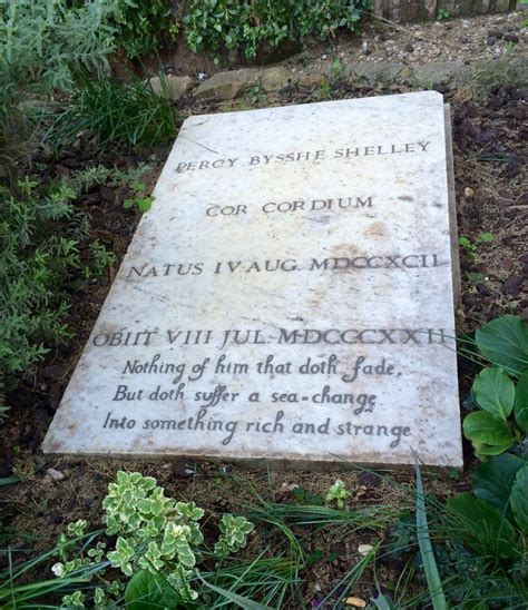 Grave Of Percy Bysshe Shelley Rome English Poet American