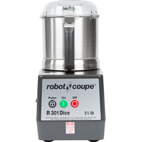 Robot Coupe R U Dice Combination Food Processor With Qt