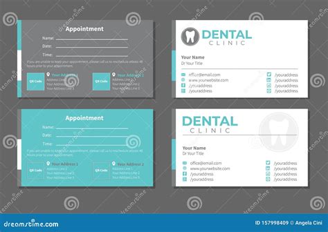 Dental Dentist Logo Set Cartoon Vector 58805547