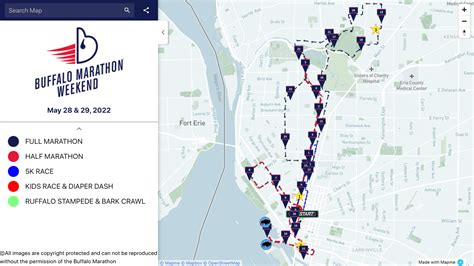 Buffalo Marathon 2024 Interactive Map