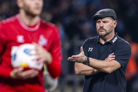 Köln Trainer Baumgart denkt trotz Krise nicht an Rücktritt Sky Sport