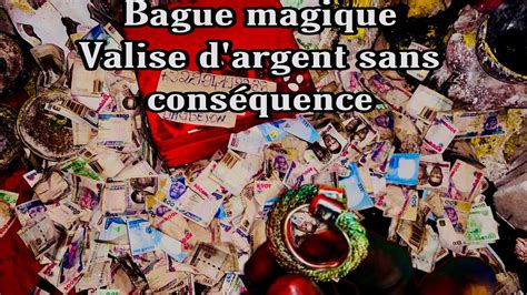 Bague magique démonstration et explication valise magique portefeuille