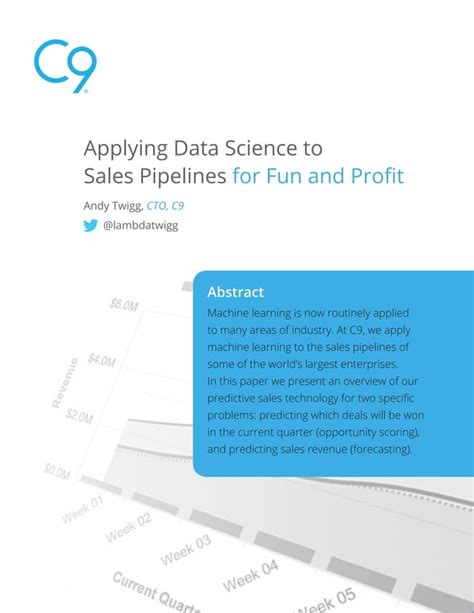 Applying Data Science For Fun And Profit PDF