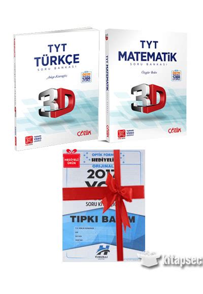 TYT 3D Türkçe Matematik Tamamı Video Çözümlü Soru Bankası ve Çıkmış