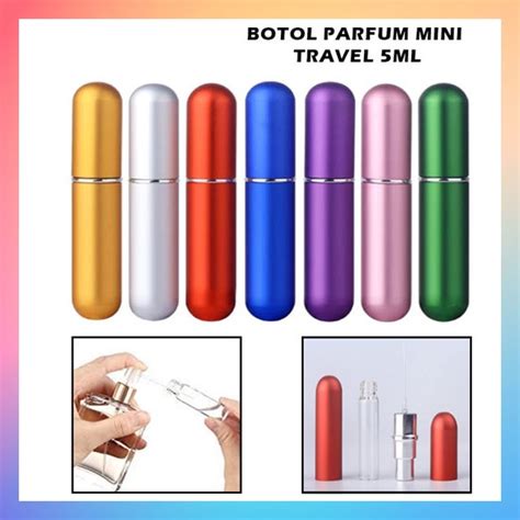 Jual BOTOL PARFUM REFILL MINI PORTABLE UKURAN 5 ML BOTOL PARFUM MINI