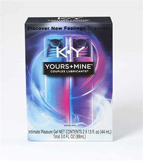 Lubricant For Him And Her K Y Yours Mine Couples Lubricant Buy