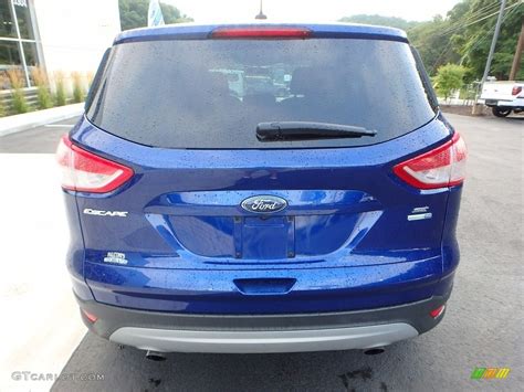 2015 Deep Impact Blue Metallic Ford Escape Se 4wd 121808231 Photo 3