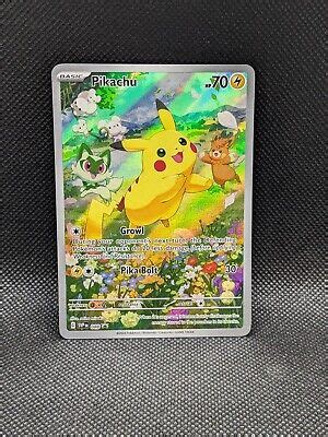 PIKACHU SVP 088 Scarlet Violet Full Art Promo Pokemon Card Near Mint