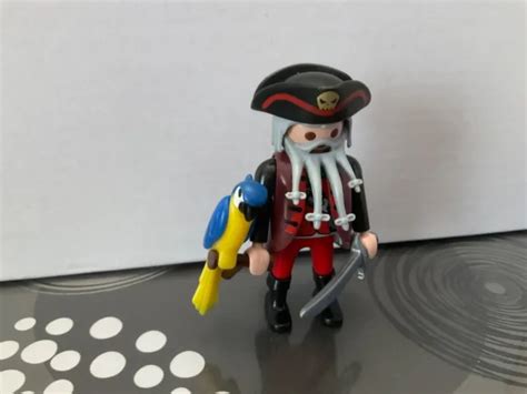 Figurine Playmobil Pirate Corsaire Avec Perroquet Eur Picclick Fr