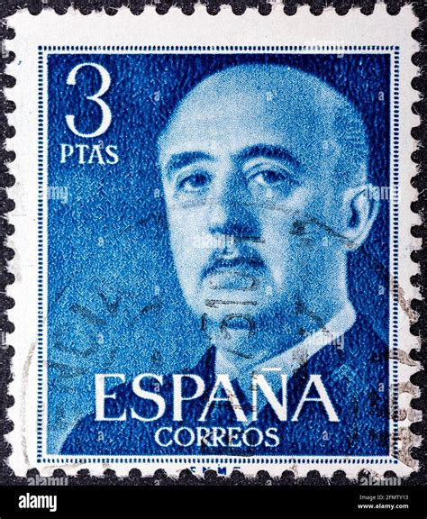 Spain Circa A Stamp Printed In Spain Shows Francisco Franco