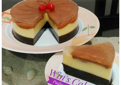 Resep Puding Marie 3 Lapis Oleh Defa Ade Faruq Cookpad