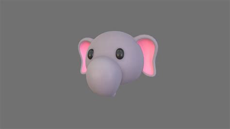 Elephant Head Buy Royalty Free 3d Model By Bariacg 6a64dde