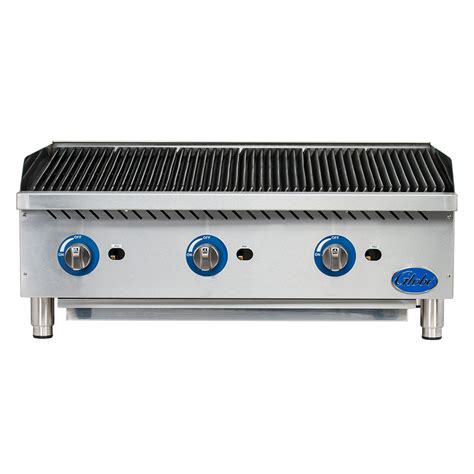 Globe Gcb G Rk Countertop Gas Charbroiler W Reversible Grates