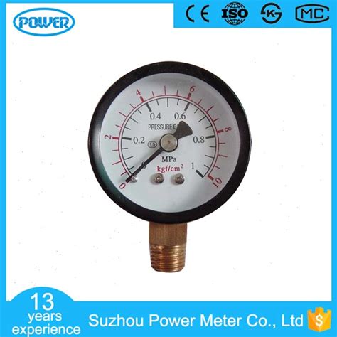 50mm 10kgfcm2 And 1 Mpa Commercial Pressure Gauge Pressure Gauge And