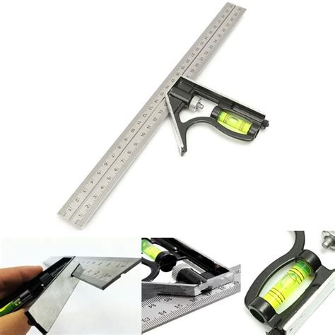 Angle Square Measuring Tools Set Precise Stainless Steel Aluminium