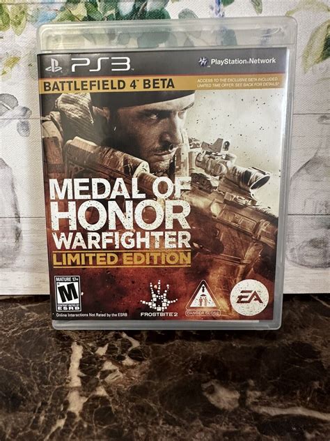 Medal Of Honor Warfighter Limited Edition Playstation Preowned