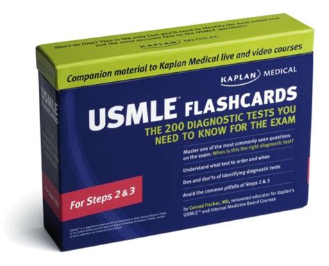 Kaplan Medical USMLE Flashcards The 200 Diagnostic Tests You Need To