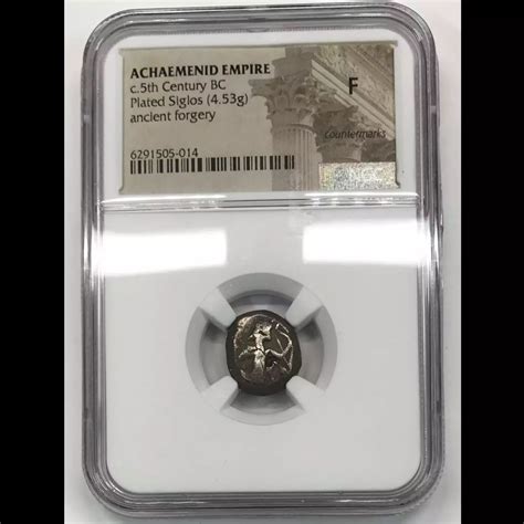 c.5th Century BC Greek Ancient Coin NGC F Achaemenid Empire Plated ...