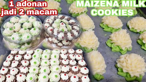 RESEP KUE KERING TERBARU 2022 MAIZENA MILK 1 ADONAN JADI 2 MACAM Review