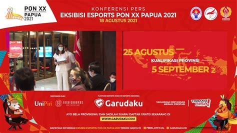 Resmi Sudah Esports Jadi Cabor Eksibisi Pon Xx Papua