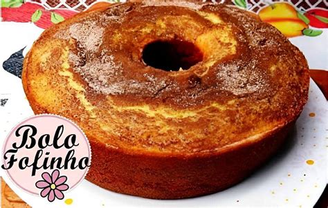 Bolo De Banana Cobertura De A Car E Canela Fofinho Delicioso E