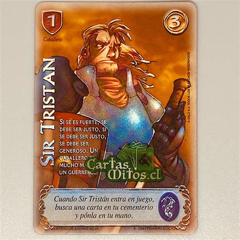 6 236 Sir Tristan Mitos Y Leyendas Espada Sagrada Cartas Mitos