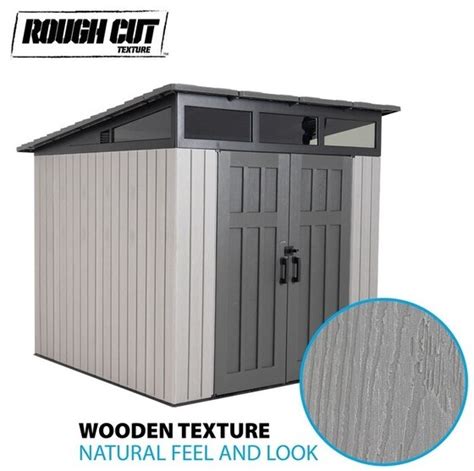 Lifetime 8 3 X 8 3 Plastic Storage Shed Kit 60336