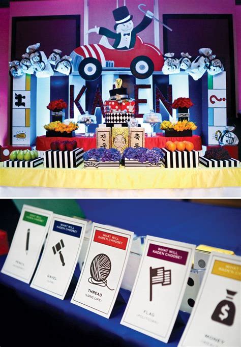 Amazing Monopoly First Birthday Party Korean Dol Monopoly Themed