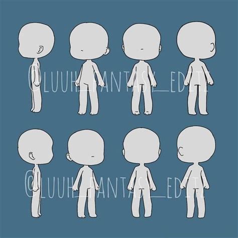 Drawing Tips Valemoods In Anime Poses Reference Chibi Body