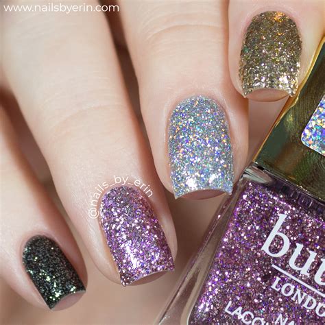 NailsByErin: butter London Peel-Off Glitter Collection | Live Swatches ...