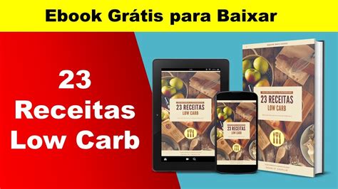 Ebook Grátis 23 Receitas Low Carb Baixe Gratuitamente YouTube