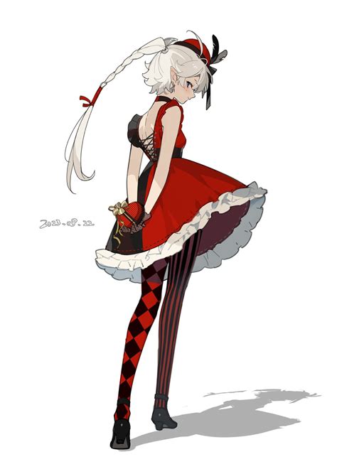 Safebooru 1girl Ahoge Alisaie Leveilleur Alternate Costume Argyle