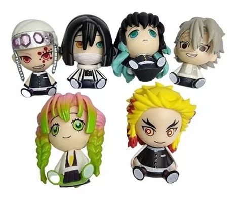 Comprar Set 6 Figuras Demon Slayer Pilares Kimetsu No Yaiba