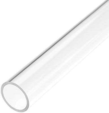 Amazon Uxcell Clear Rigid Pvc Pipe Mm Id X Mm X