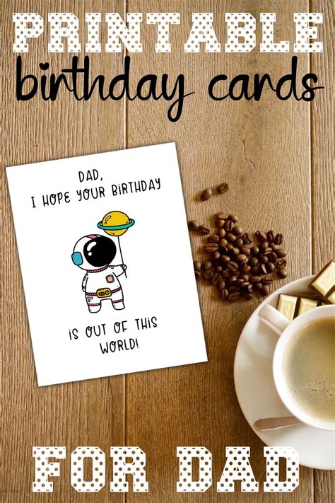 Happy Birthday Dad Cards Printable (Free!) - Life is Sweeter By Design