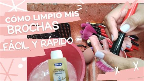 C Mo Lavar Tus Brochas De Maquillaje Facil Y R Pido Belleza Limpeza