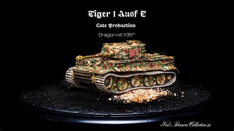 Tiger 1 Normandy Campaign Camouflage Scheme Painting Dragon Model 1