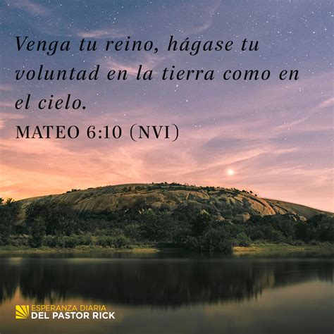 Por Qu Oramos H Gase Tu Voluntad Pastor Rick S Daily Hope