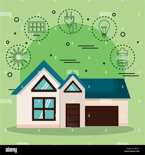 Eco friendly house design Stock Vector Image & Art - Alamy