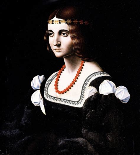 Bernardino De Conti Ritratto Di Dama Con Collana Di Corallo