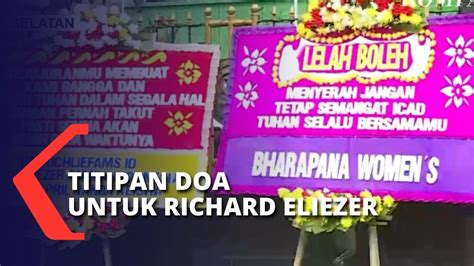 Penuh Dukungan Motivasi Papan Karangan Bunga Doa Untuk Richard