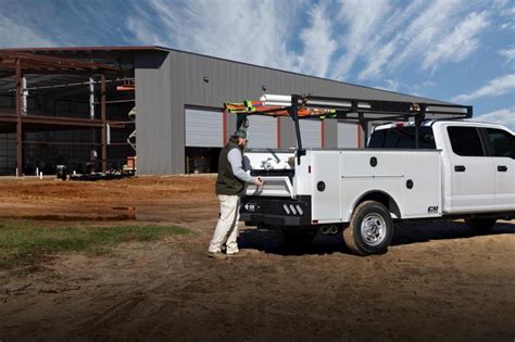 Cm Truck Beds Sb Steel Service Body Sancrest Trailers Flatbed