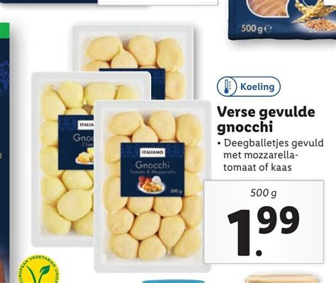 Verse Gevulde Gnocchi G Aanbieding Bij Lidl