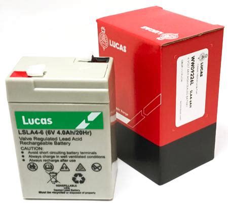 Lucas V Classic Motorcycle Sealed Lead Acid Battery Ah Agm Lsla