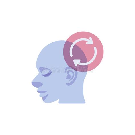 Memory Head Pictogram Stock Illustrations Memory Head Pictogram