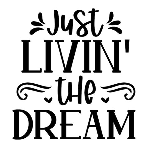 Plantilla De Cotizaci N De Just Livin The Dream Typography Premium